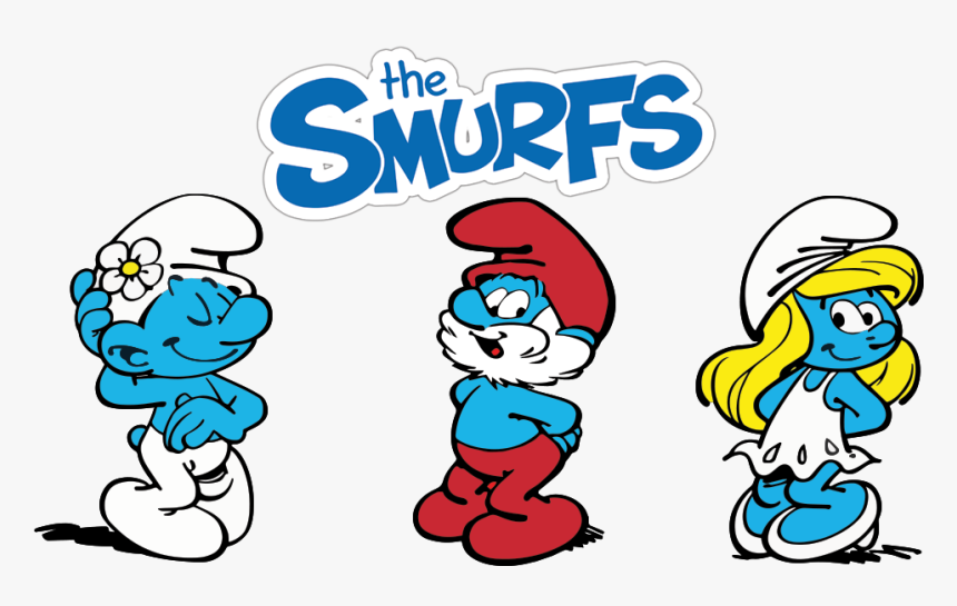 Tv Shows Clipart Gambar - Smurf Characters Png Cartoon, Transparent Png, Free Download