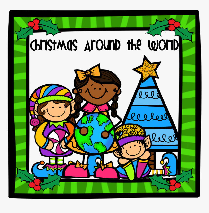 Free Christmas Around The World Clipart - Clip Art Christmas World, HD Png Download, Free Download