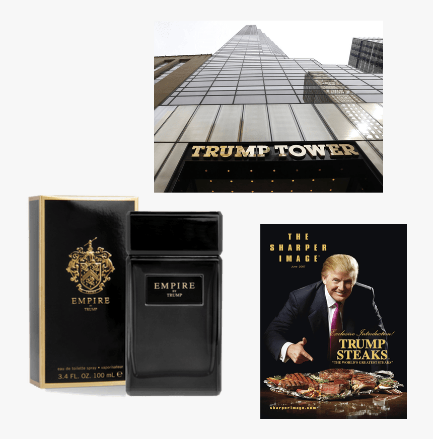 Trump Empire Trump Tower Cologne The Sharper Image - Celebrity Endorsement Food Ads, HD Png Download, Free Download