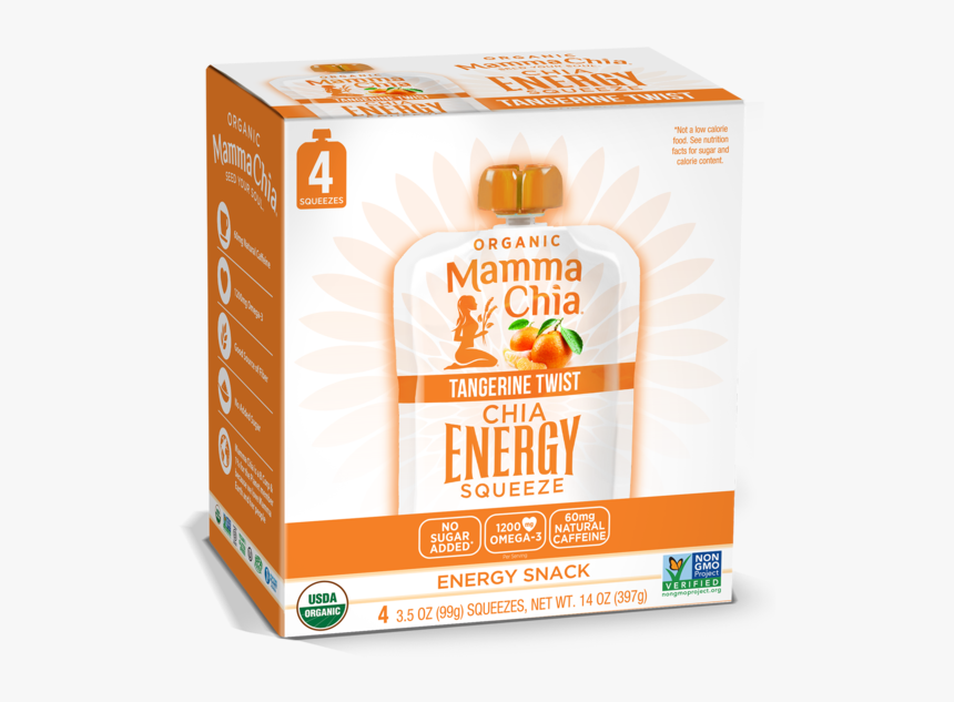 Chia Energy Squeeze 4-pack - Mamma Chia, HD Png Download, Free Download