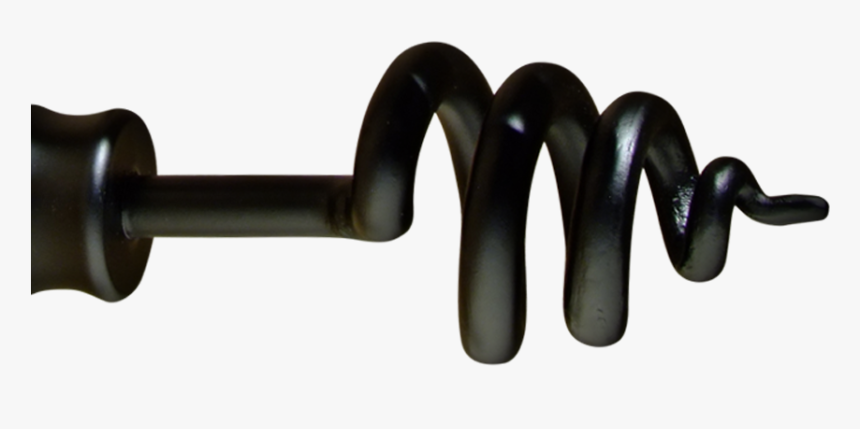 Iron Curtain Pole Finial Twist - Dumbbell, HD Png Download, Free Download