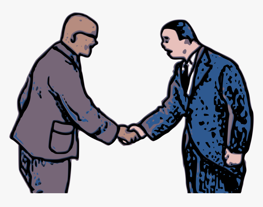 Shaking Clipart Greeting Guest - Clip Art Shake Hands, HD Png Download, Free Download