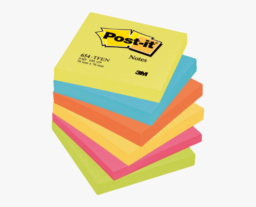 Sticky Notes , Png Download - Post It Notes Colours, Transparent Png, Free Download