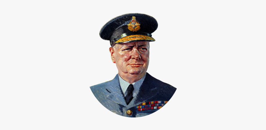 Winston Churchill In Uniform, HD Png Download, Free Download