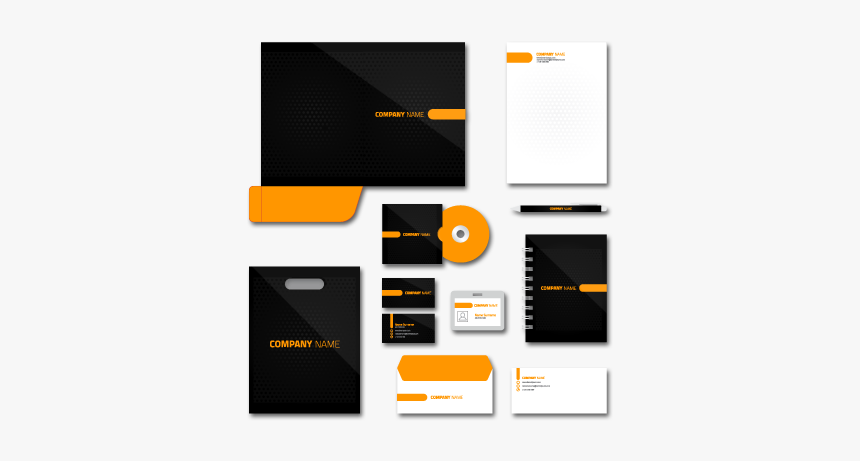 Office-stationary - Office Stationery Graphic Design, HD Png Download, Free Download