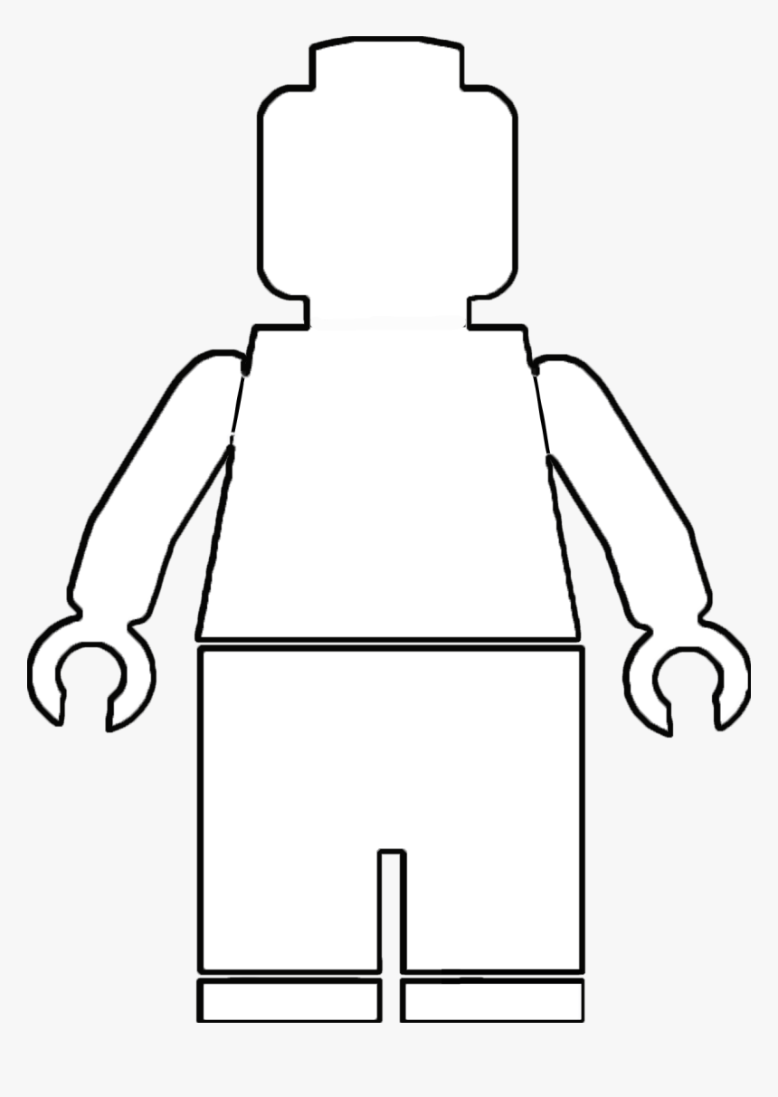 Lego Man Png Lego Man - White Lego Man Png, Transparent Png - kindpng.