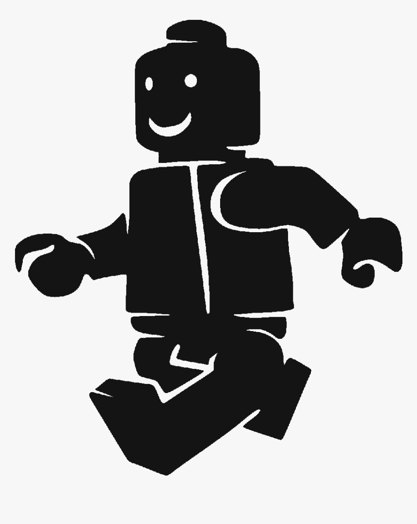 Lego Man Black And White, HD Png Download, Free Download