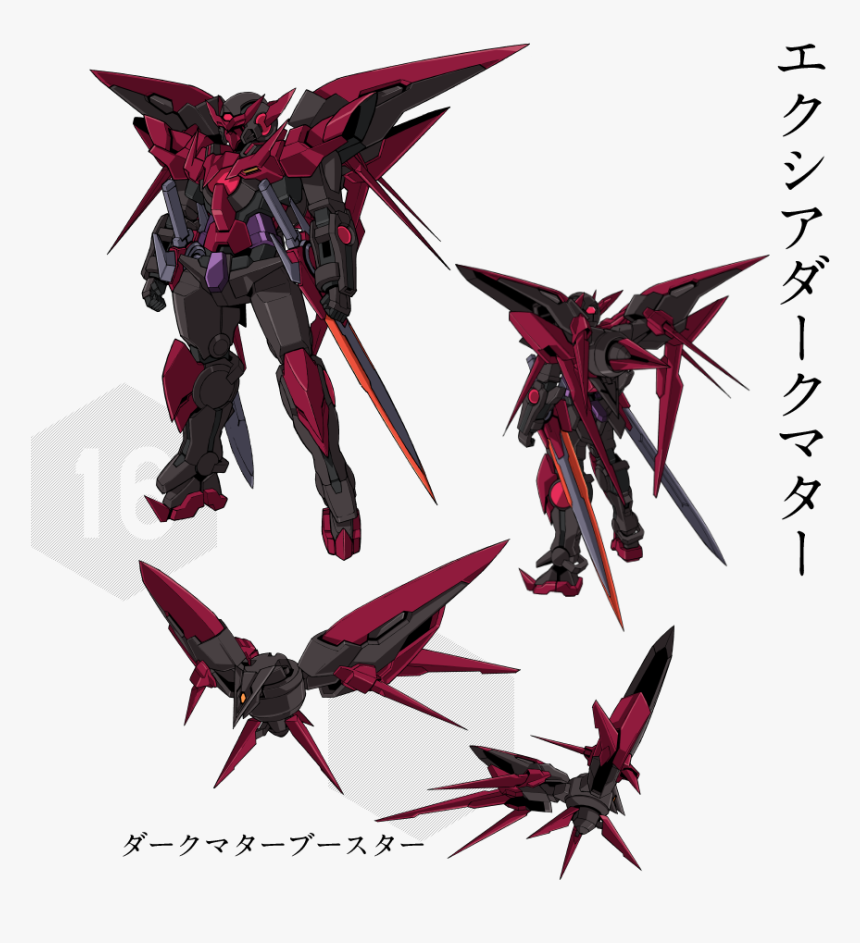 Gundam Exia Dark Matter , Png Download - Dark Matter Exia, Transparent Png, Free Download