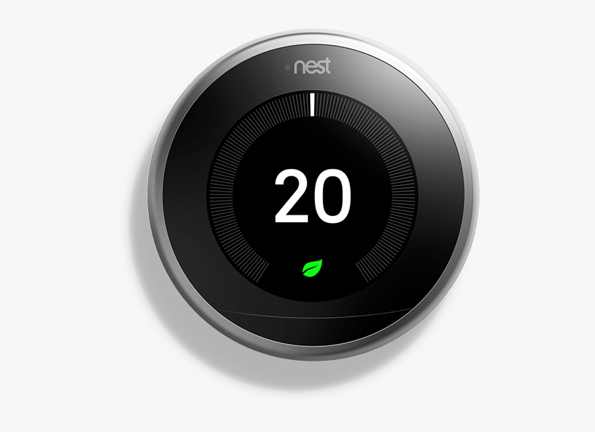 Nest Learning Thermostat - Circle, HD Png Download, Free Download