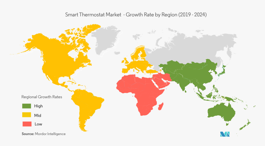 Smart Thermostat Market - Neurodegenerative Diseases Worldwide Prevalence, HD Png Download, Free Download