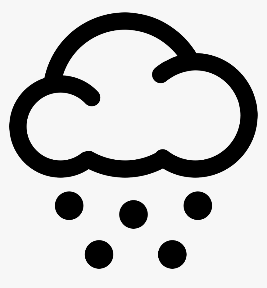 Thunderstorms With Hail - Freezing Rain Icon, HD Png Download, Free Download