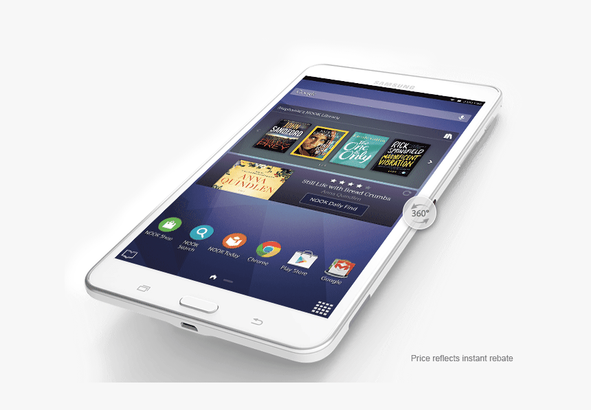 Barnes & Noble Unveils The Galaxy Tab 4 Nook Tablet - Samsung Galaxy Tab S5 Nook, HD Png Download, Free Download