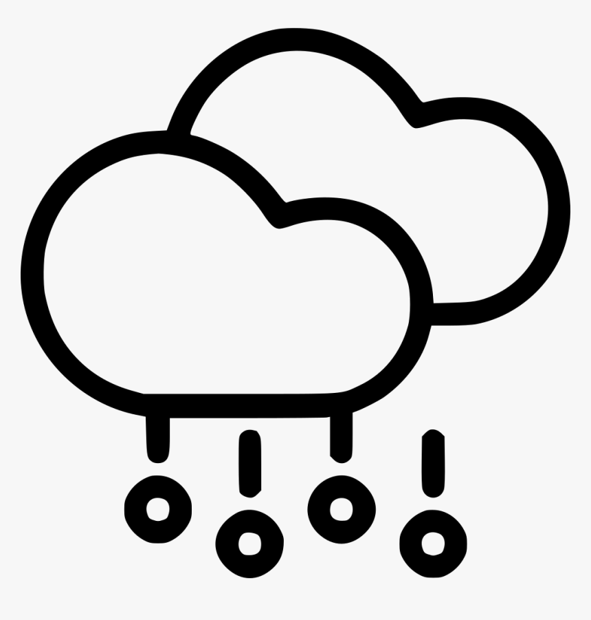 Cloud Clouds Hail Stone Rain Rainfall - Snowing Transparent Clip Art, HD Png Download, Free Download