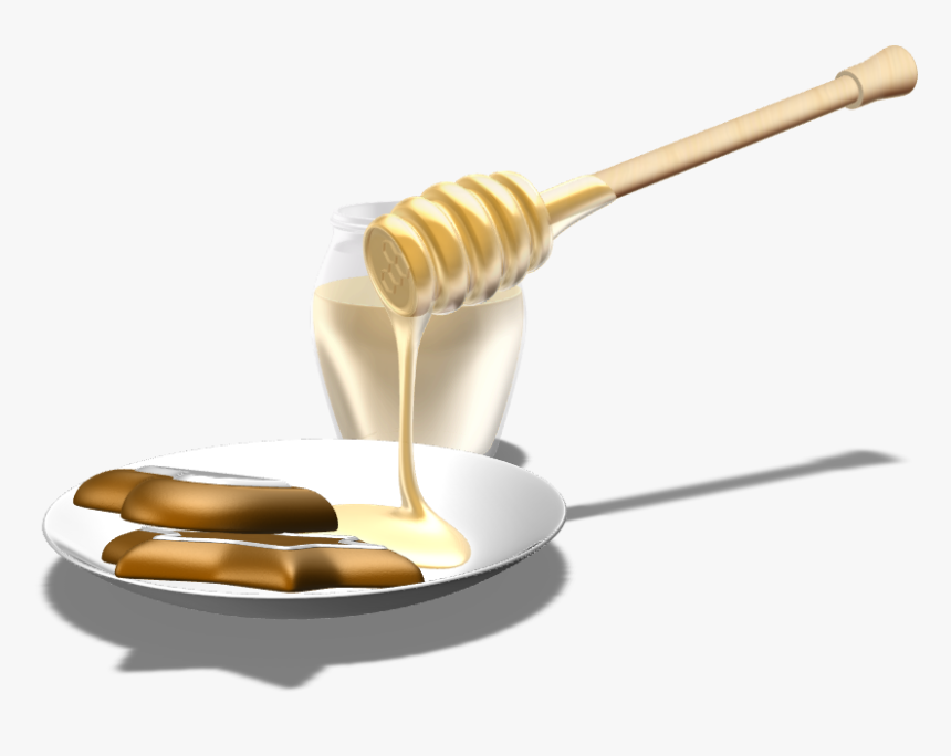 Wooden Honey Spoon - Honey, HD Png Download, Free Download