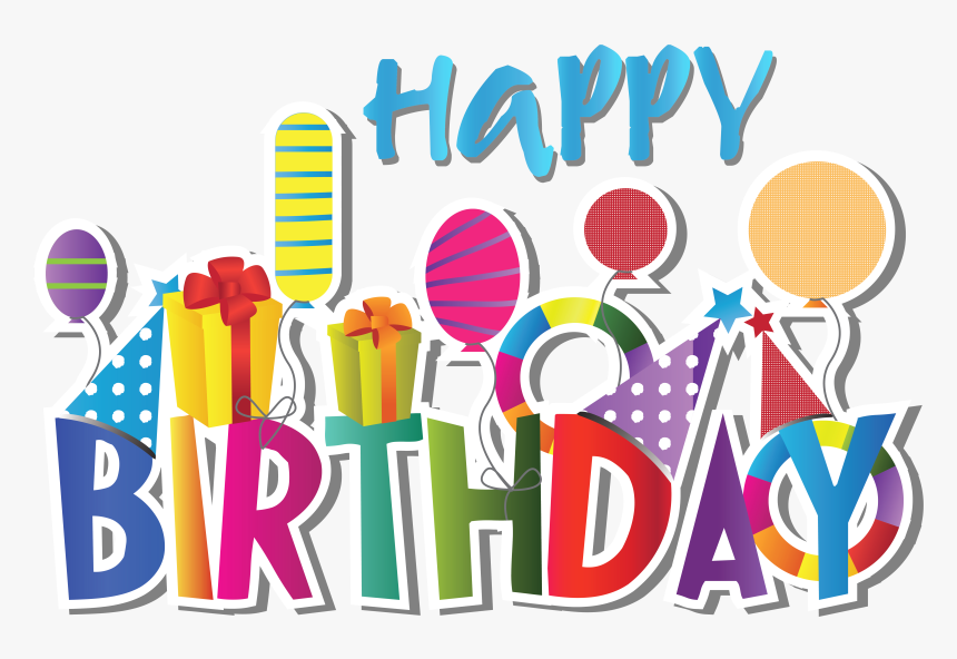 Hd Happy Birthday Images - Transparent Background Happy Birthday Clipart, HD Png Download, Free Download
