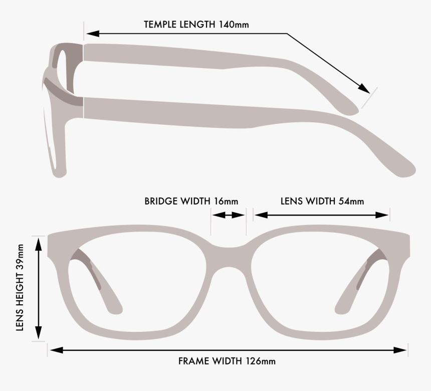 Temple Size Sunglasses, HD Png Download, Free Download