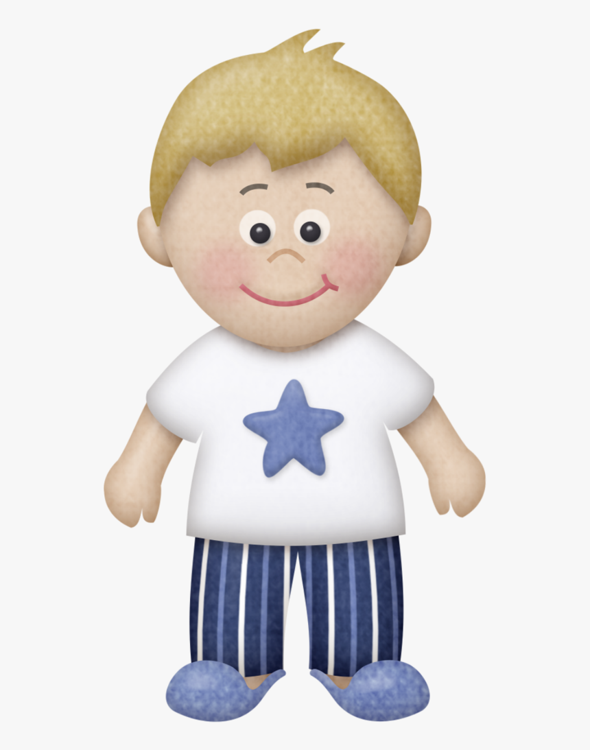 Lliella Pjkids Jammieboy C - Boy In Pajamas Clipart, HD Png Download, Free Download