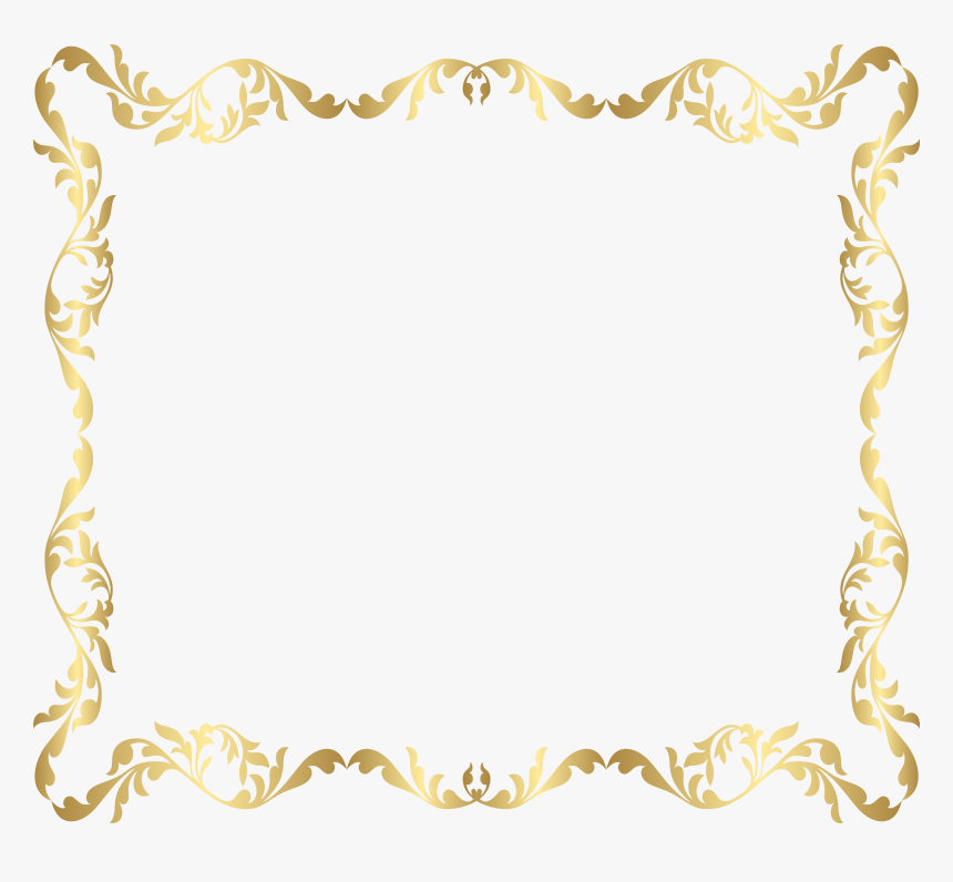 Gold Border Transparent, HD Png Download, Free Download