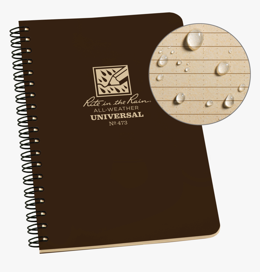 Rite In The Rain Weatherproof Side Spiral Notebook, - Tipos De Espirales Para Cuaderno, HD Png Download, Free Download