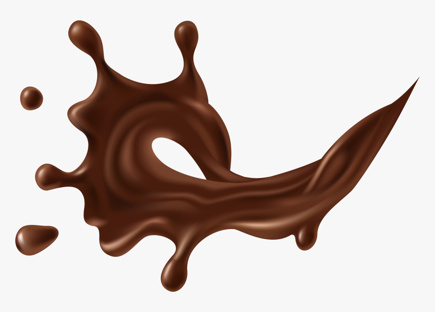 Clip Art Chocolate Splash - Chocolate Milk Splash Png, Transparent Png, Free Download