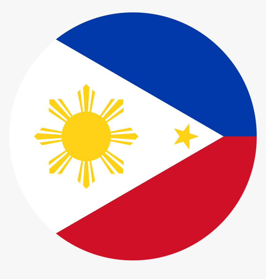 Philippines Flag Round Medium - 1 Riyal To Philippine Peso, HD Png Download, Free Download