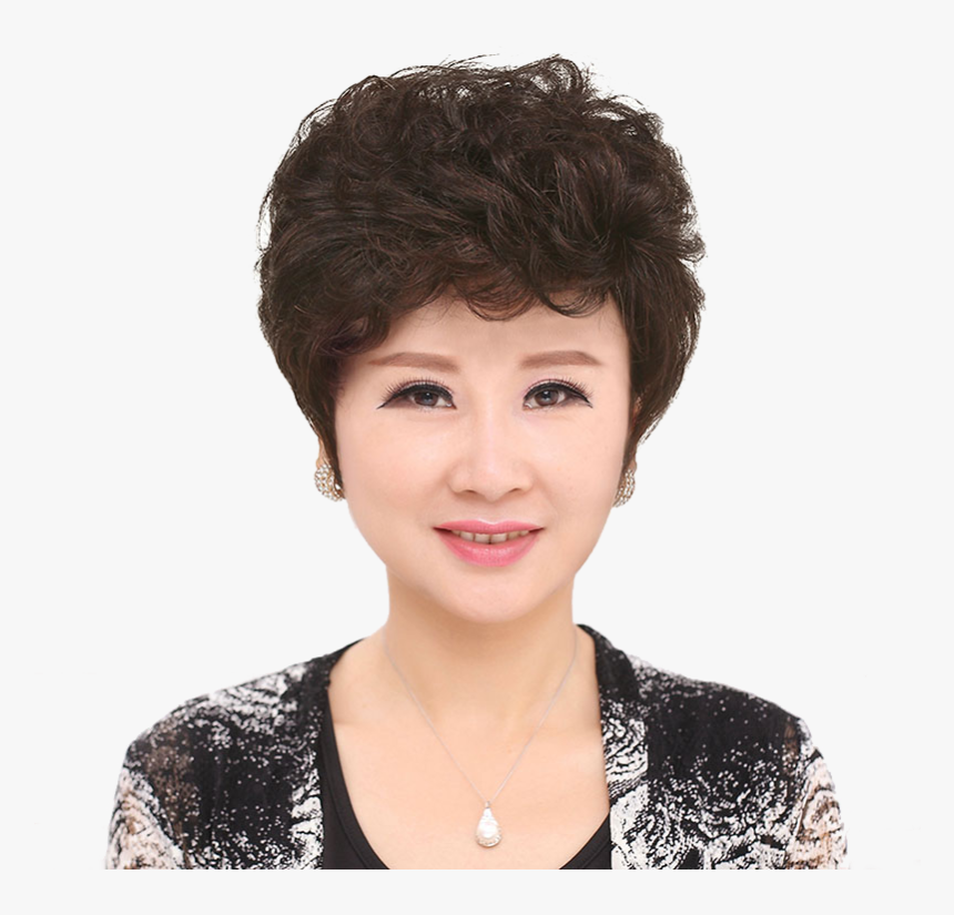 Shangmeilai Somoly Wig, Women"s Short Hair, Middle-aged - Wig, HD Png Download, Free Download