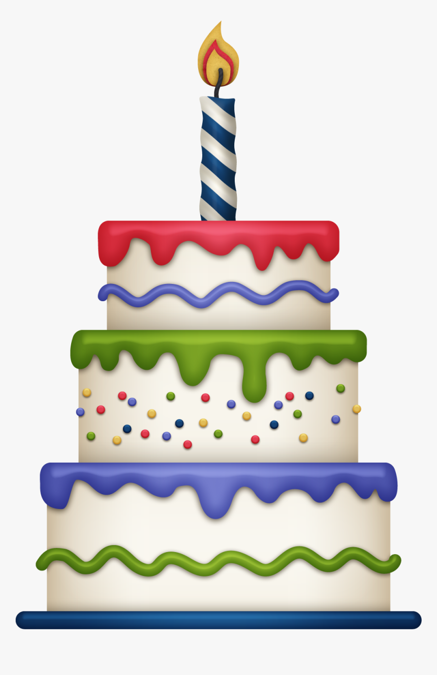 Large Birthday Cake Clip Art, HD Png Download, Free Download