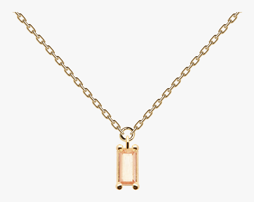 Peach Asana Gold Necklace - Letter T Necklace Png, Transparent Png, Free Download