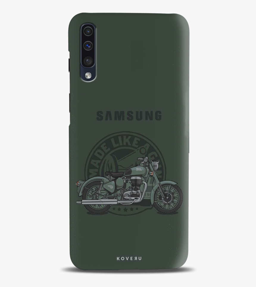 Royal Enfield Cover Case For Samsung Galaxy A50 - Smartphone, HD Png Download, Free Download
