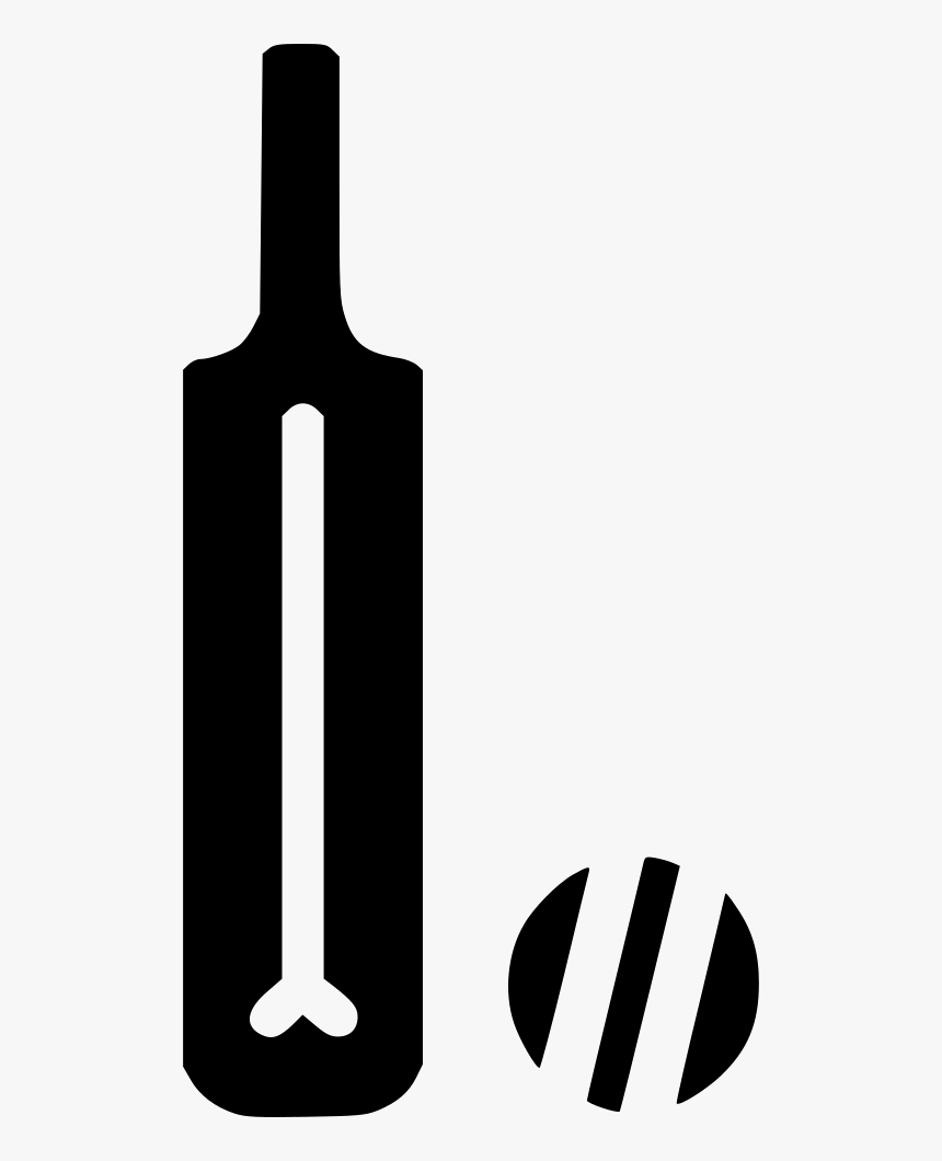 Cricket Ball Bat Equipment Batsman - Sign, HD Png Download, Free Download