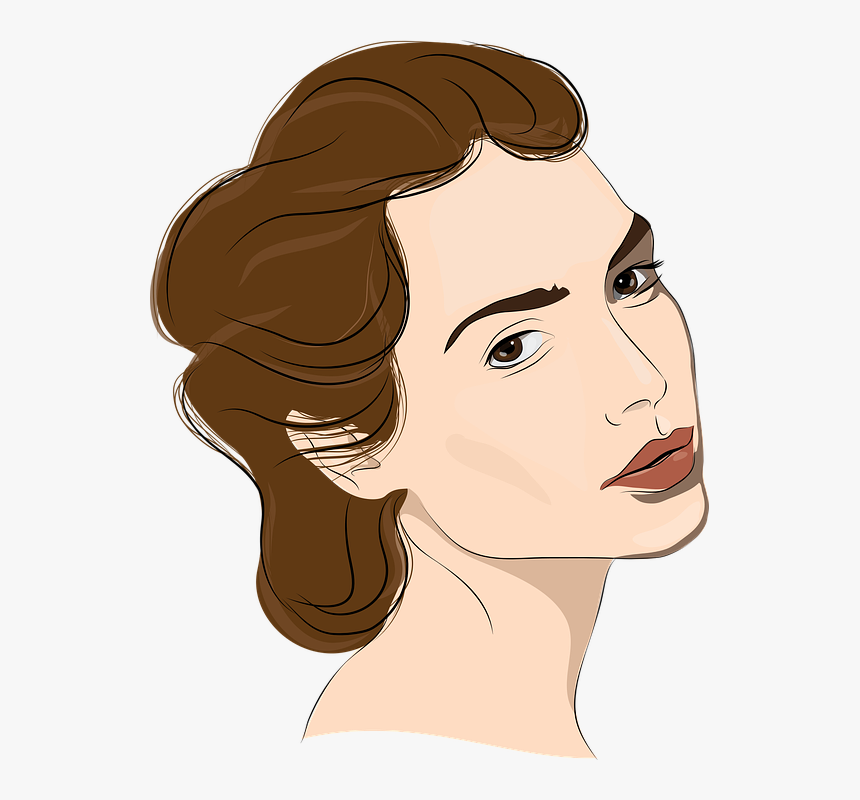 Woman, Naturalness, Beauty, Girl, Eyes, Mouth, Flesh - Illustration, HD Png Download, Free Download