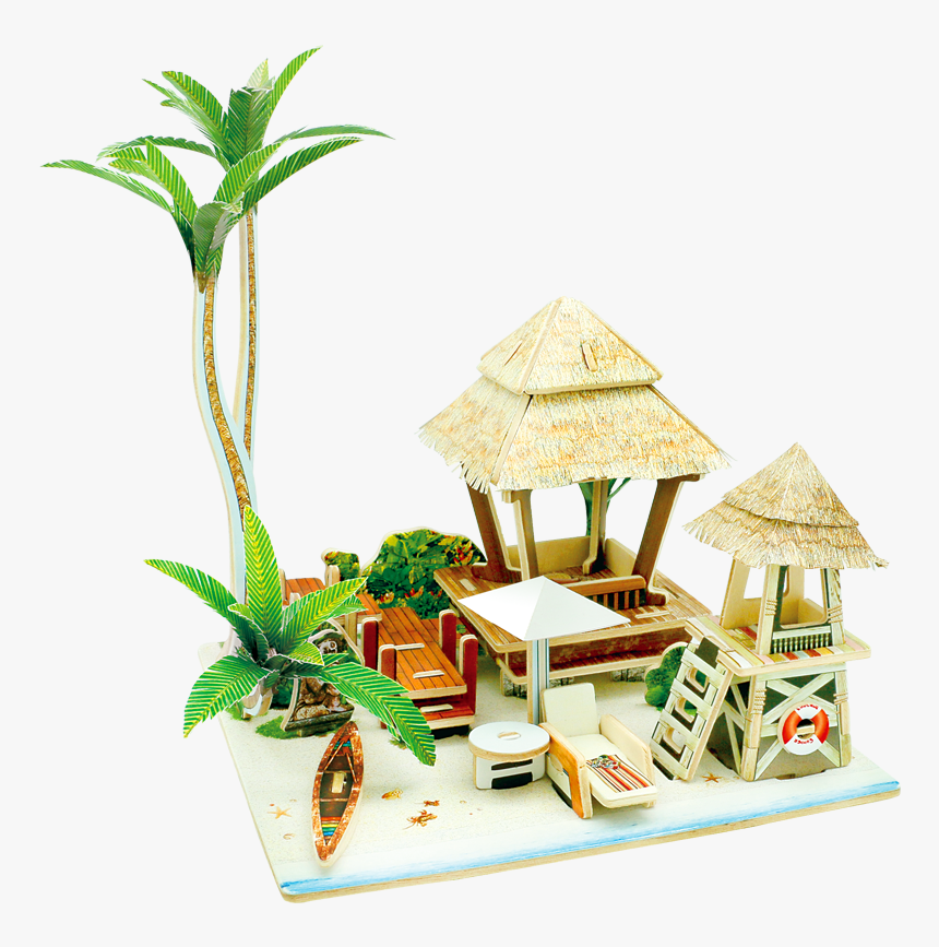 Multi Type 3d Building Jigsaw Puzzle Toy Wooden House - 3d Buildings For Kids, HD Png Download, Free Download