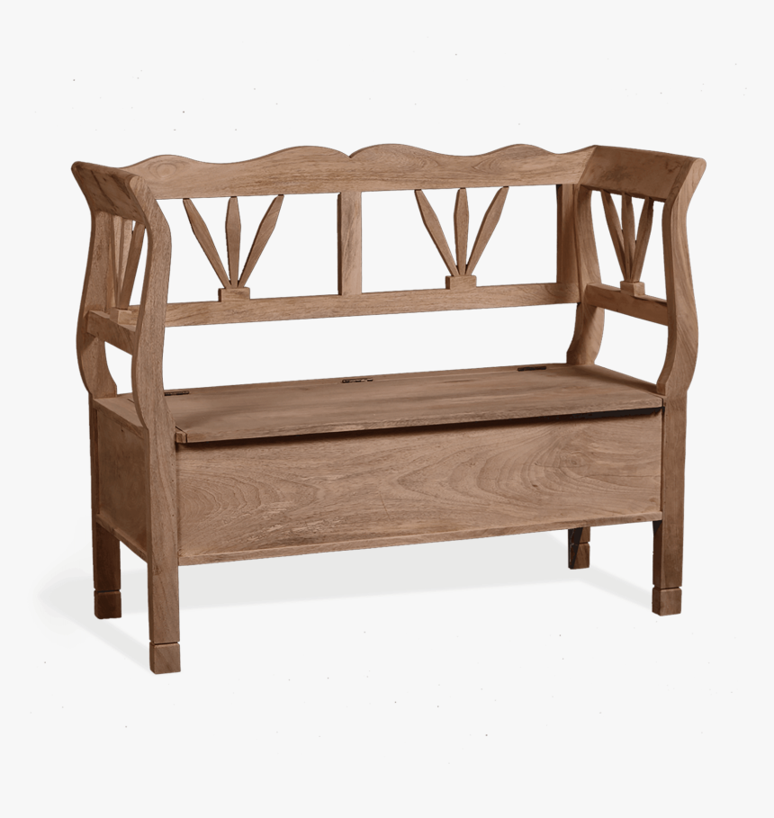 Wooden Sofa - Bench, HD Png Download, Free Download