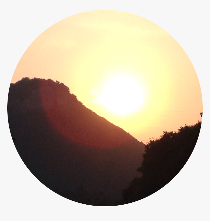 Sunset Png - - Beautiful Circle Png, Transparent Png, Free Download