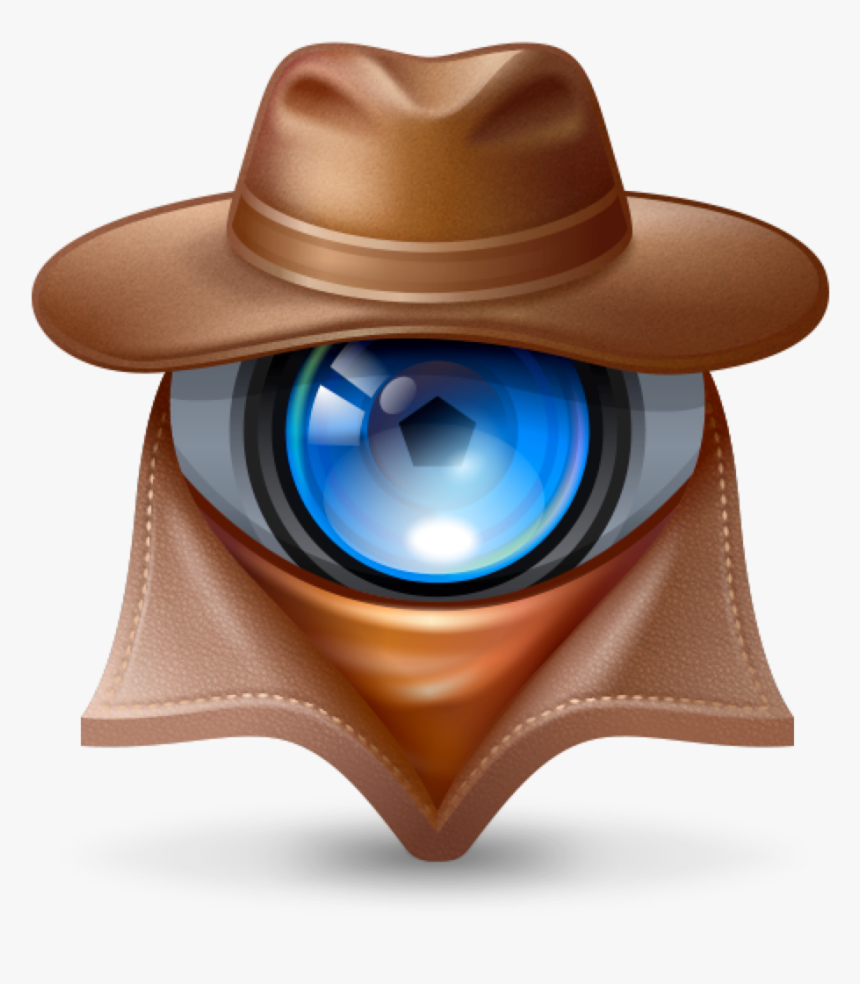 Mac App Store Spy Cam Refrigerator Top View Drawing - Spy Camera Icon, HD Png Download, Free Download