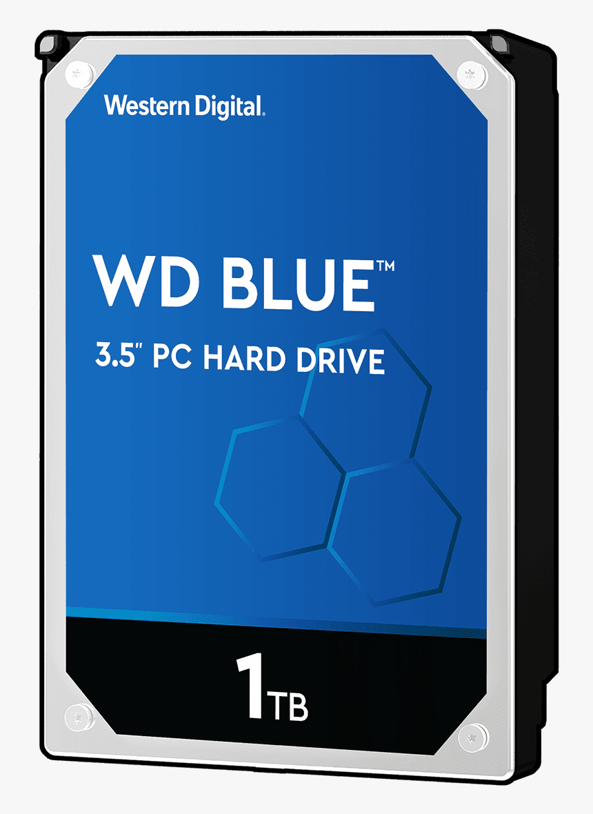 1tb Wd Blue - Wd Blue 1tb Desktop Hard Disk Drive 7200 Rpm Sata 6gb, HD Png Download, Free Download