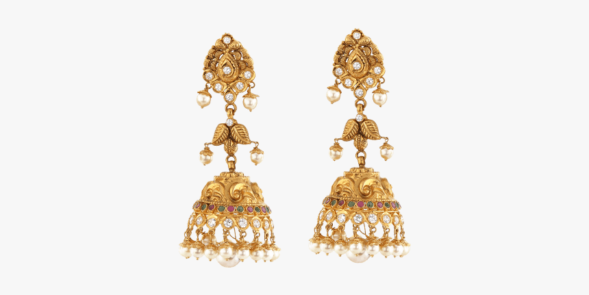 Indian Wedding Jewelry - Earrings, HD Png Download, Free Download