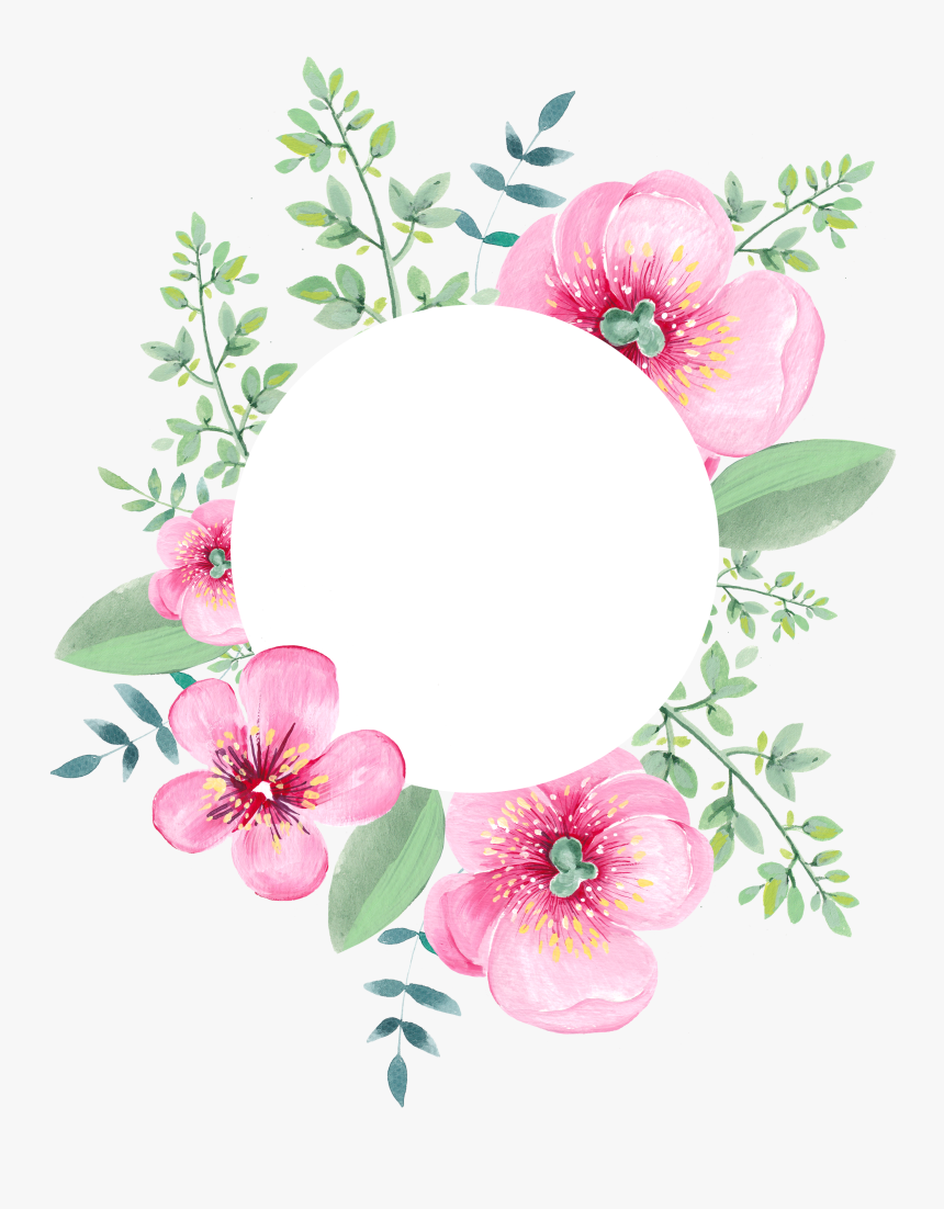 Flower Garland Wedding Wreath Garlands Design Invitation - Rosa Glauca, HD Png Download, Free Download