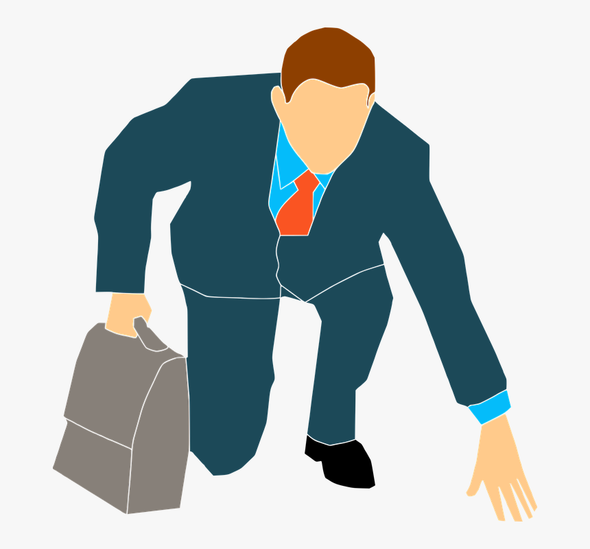 Business, Business Man, Ready, Suitcase, Suit, Person - Готовый Человек, HD Png Download, Free Download