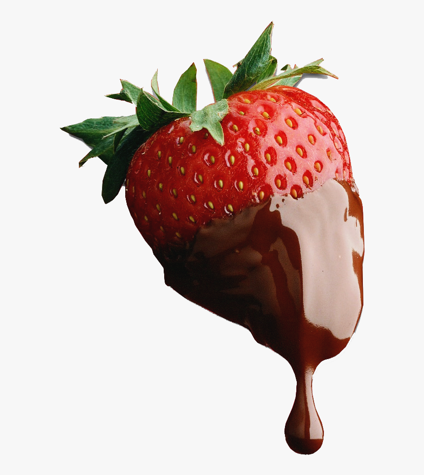 Red Dipped Strawberry - Transparent Chocolate Covered Strawberries Png, Png Download, Free Download