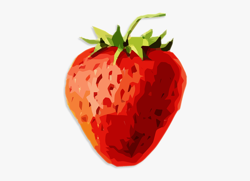 Painted Strawberries Png, Transparent Png, Free Download