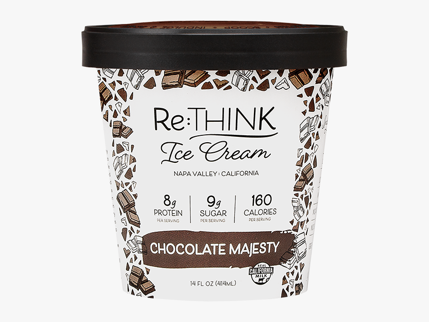 Chocolate Majesty Front Hr - Rethink Ice Cream, HD Png Download, Free Download