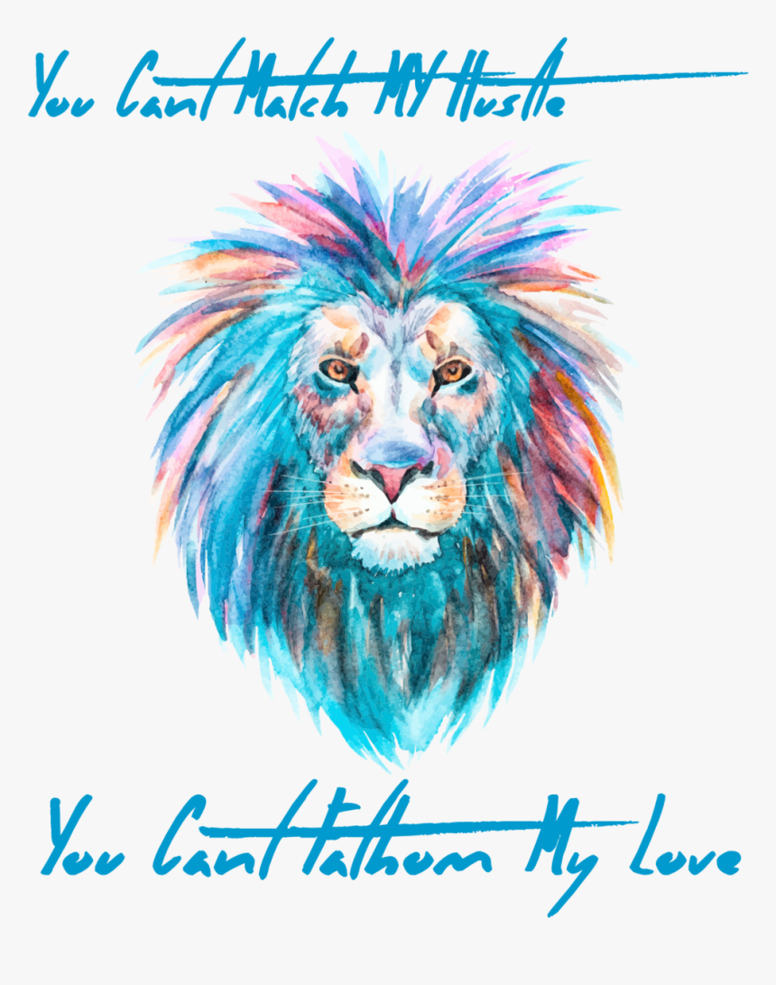 Transparent Lion Png - Free Lion Watercolor Png, Png Download, Free Download