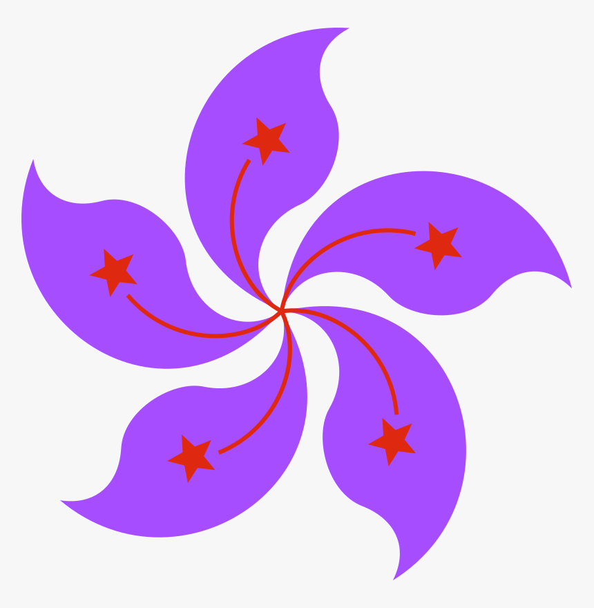 Abstract Flower - Hong Kong Bauhinia Flower, HD Png Download, Free Download