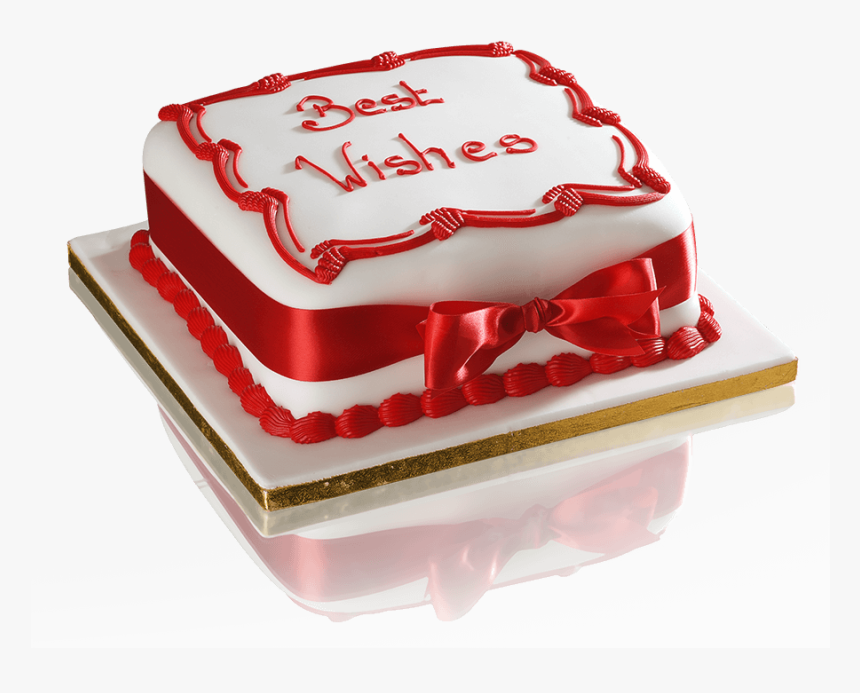 Red Velvet Square Birthday Cake, Hd Png Download , - Classic Square Cake, Transparent Png, Free Download