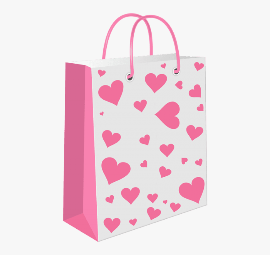 Gift Bags Png - Pink Gift Bag Png, Transparent Png, Free Download