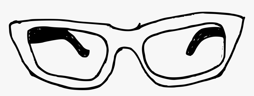 Goggles Drawing Eye - Line Art, HD Png Download, Free Download