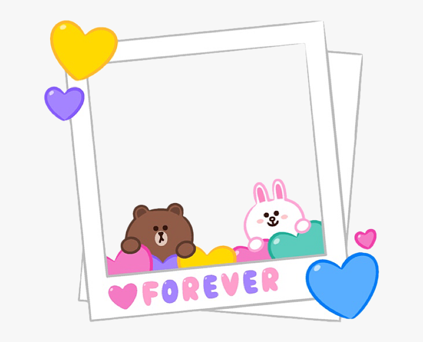 Transparent Cute Frame Clipart - Cony And Brown Love, HD Png Download, Free Download