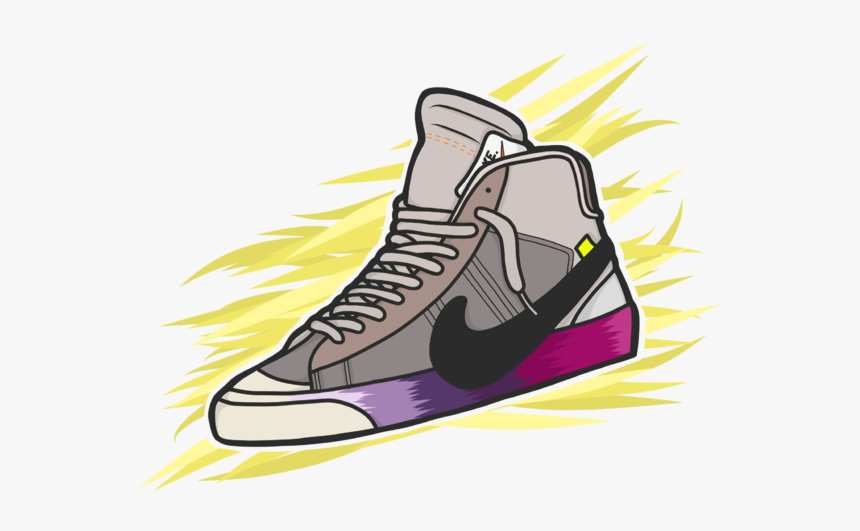 Blazer Serena Vector Concept Branding Graphic Design - Off White Shoes Vector Art, HD Png Download, Free Download