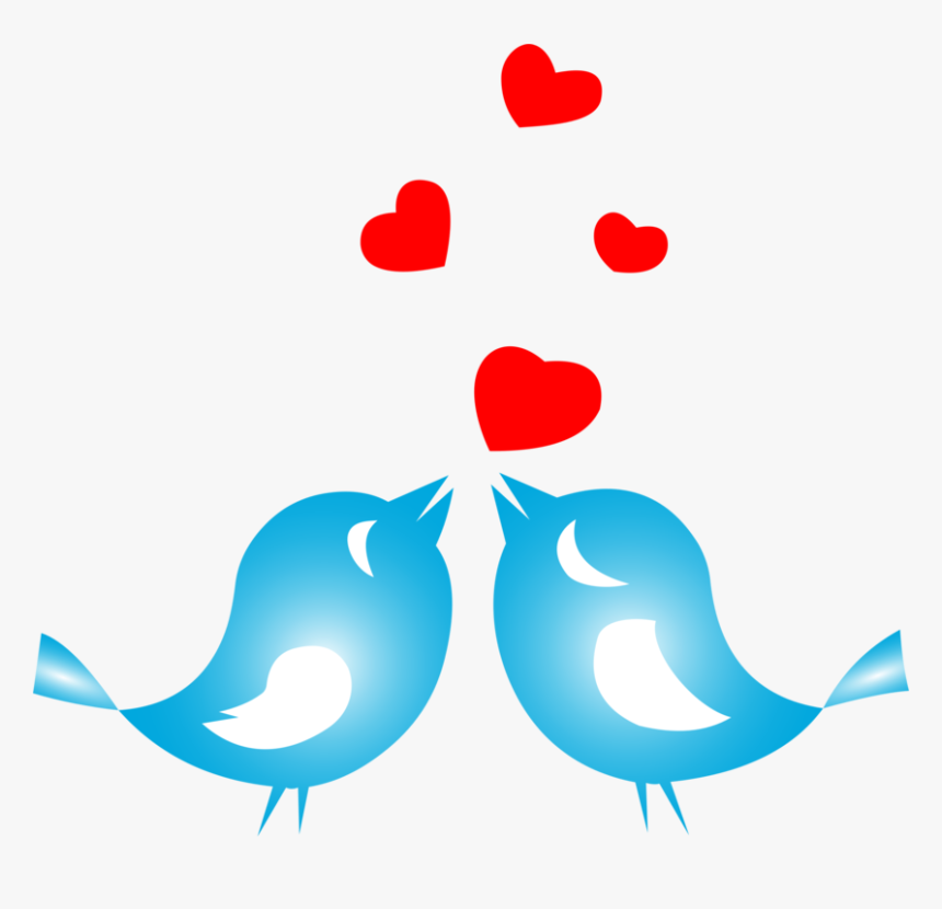 Nest Clipart Blue Bird - Wedding Love Bird Clipart, HD Png Download, Free Download